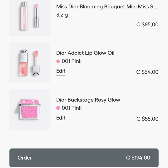 Dior Gift Set - Picture 2 of 2